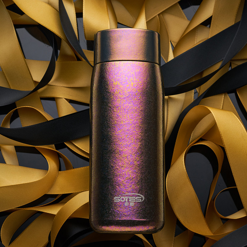德国soyes索野钛杯保温杯男女女士水杯钛合金高档保温杯