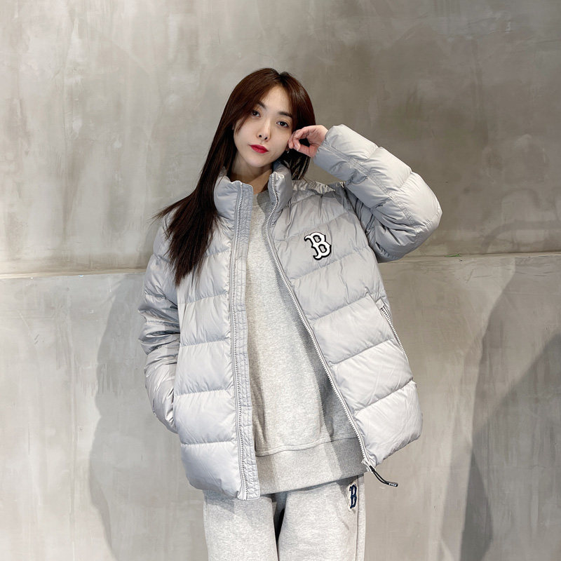 韩国正品mlb大标ny短款羽绒服女情侣面包服保暖运动男22冬季新款 - 券