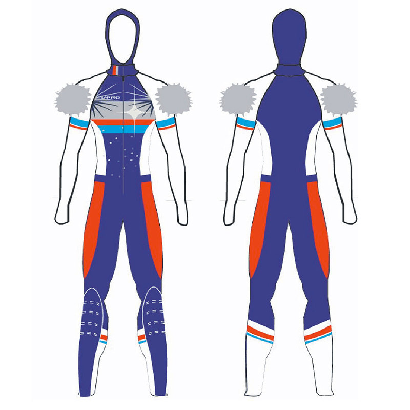 滑冰北京雷虎出品vpro速度连体短道少年速滑滑冰服