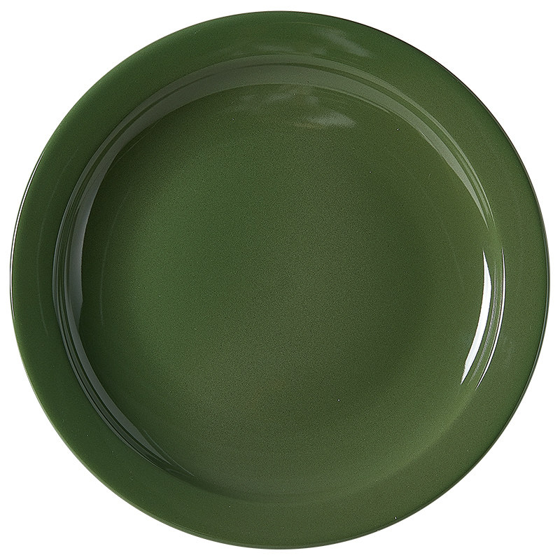 一人套装韩式潮流橄榄绿早餐餐具组合牛奶奶杯碗