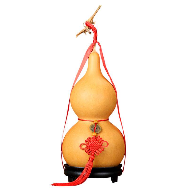 精品天然葫芦摆件特大号一物一图龙头手把挂件客厅摆件