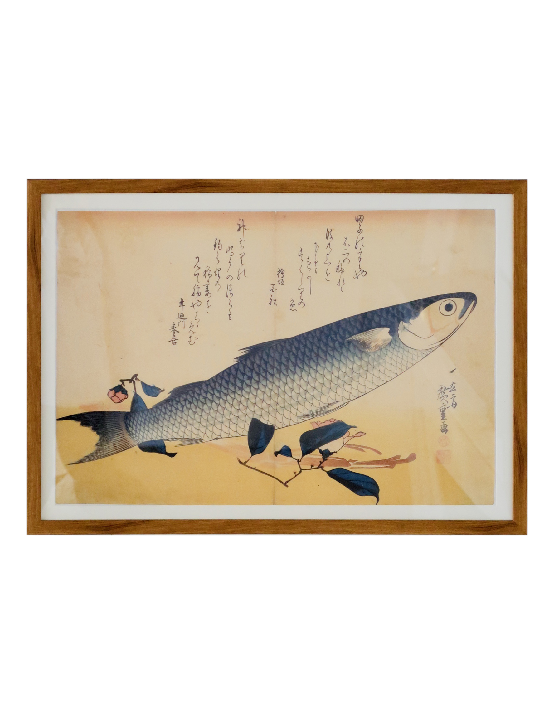 装饰画现代简约日式鱼万事新年万事有鱼作品浮世绘挂画油画