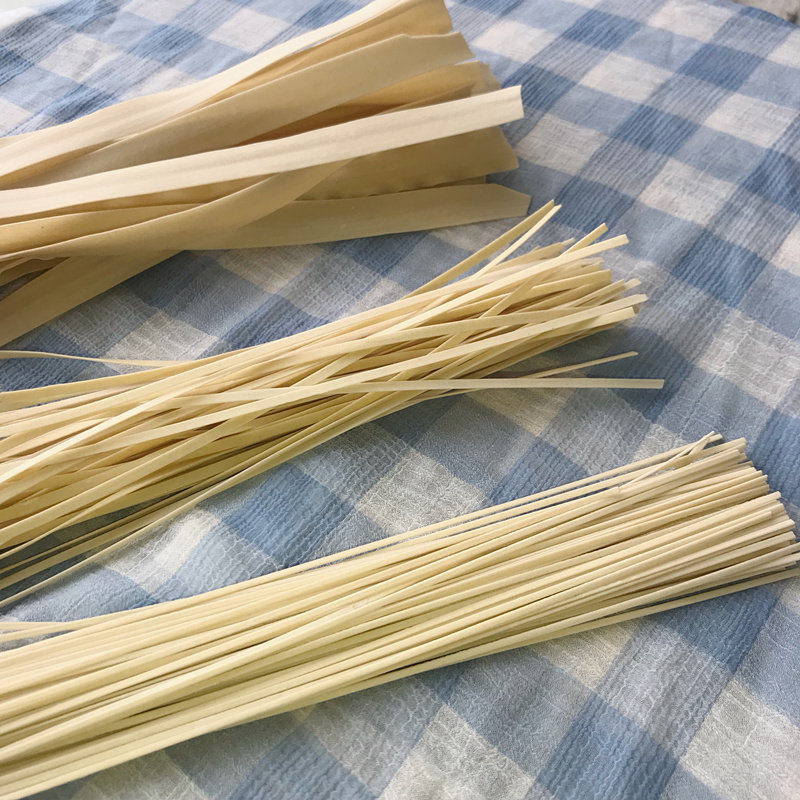 面条河南农家无盐挂面组合三种宽度烩面二细面条