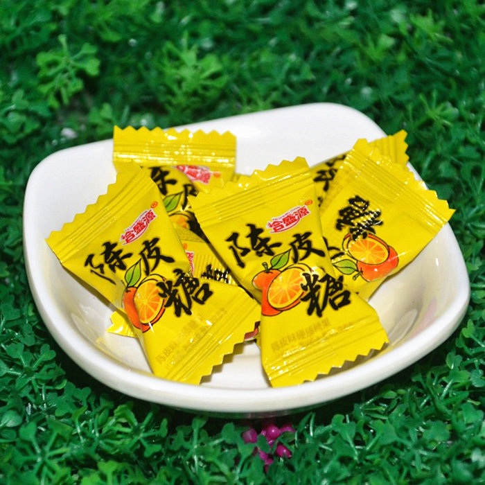 陈皮糖包合盛源硬糖前台招待商务宴请摆盘水果糖传统糖果