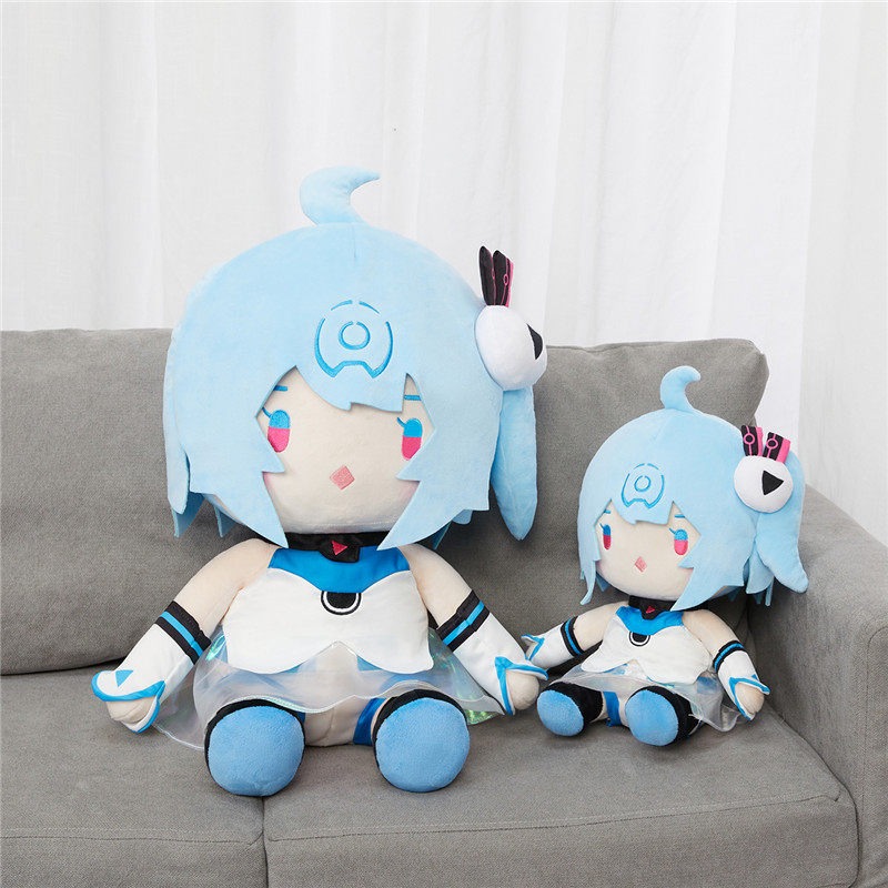 bilibili哔哩哔哩2233公式坐姿毛绒公仔刺绣fufuf玩偶动漫毛绒