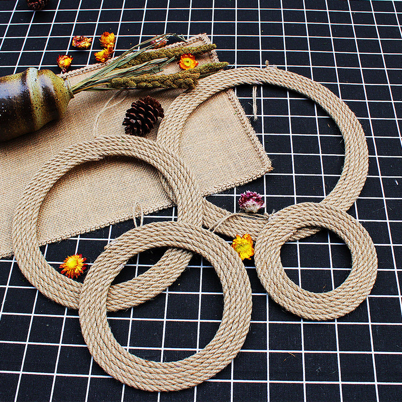 幼儿园室内布置装饰木板麻绳复古挂饰创意田园手工空中吊饰