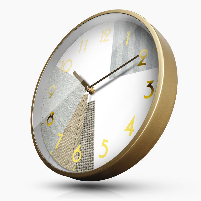 摩门钟表挂钟客厅轻奢创意现代时钟个性石英钟北欧个性创意挂表