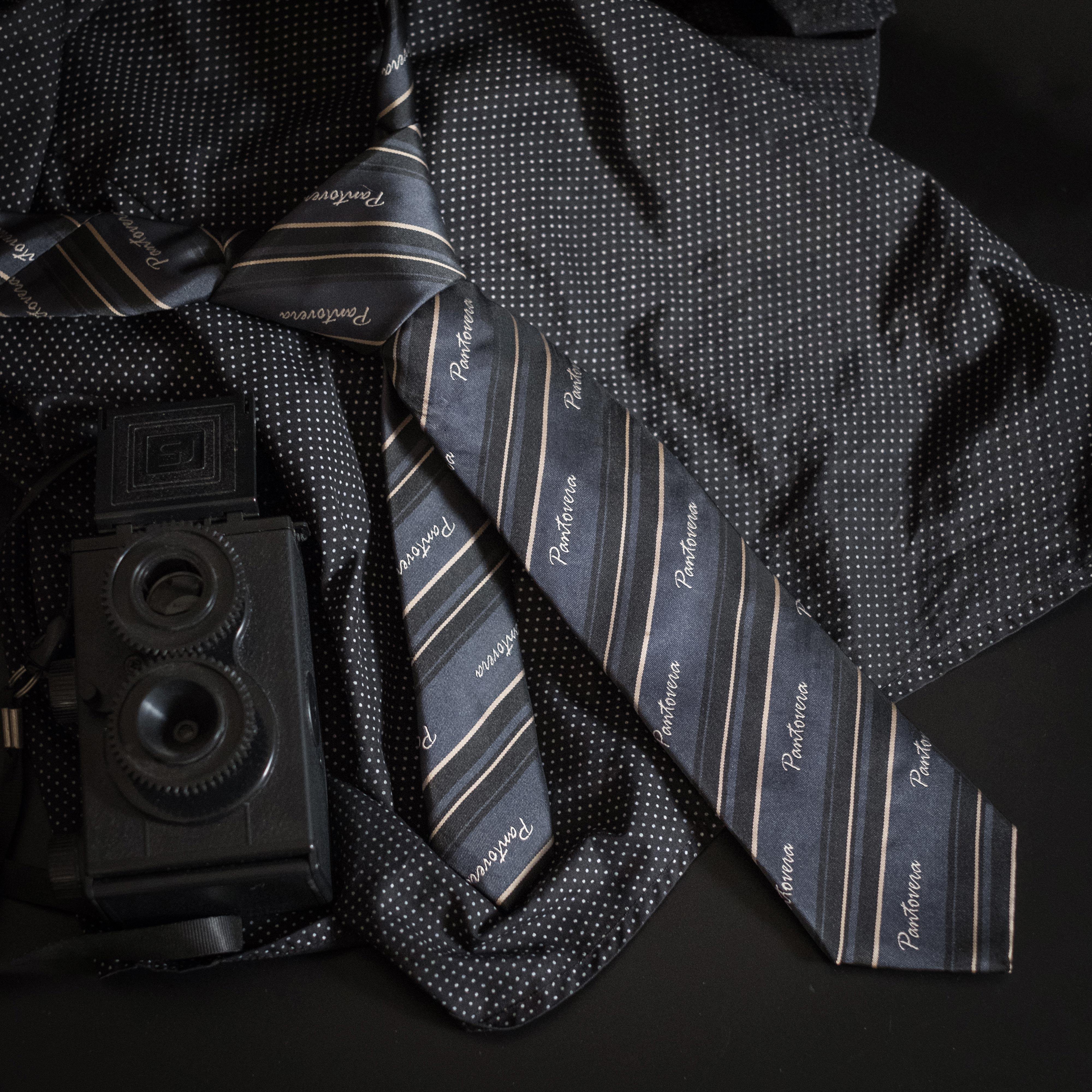 潘特维拉极夜jkdk制服原创设计领带西式领带