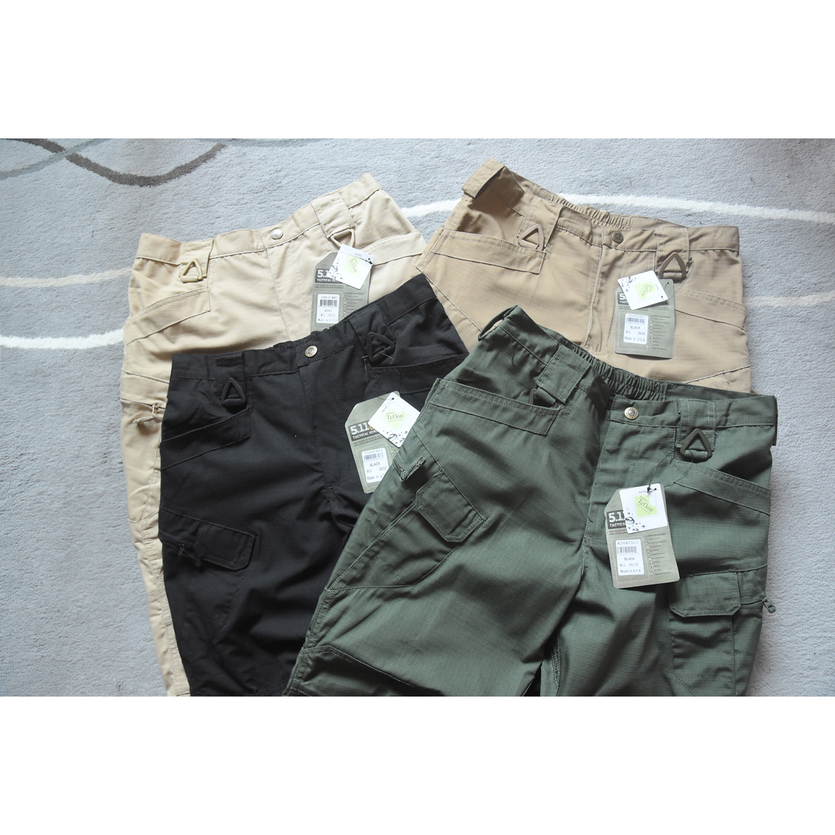 原箱狠货美式潮牌格仔耐磨抗撕裂面料多口袋宽松工装战术休闲裤男