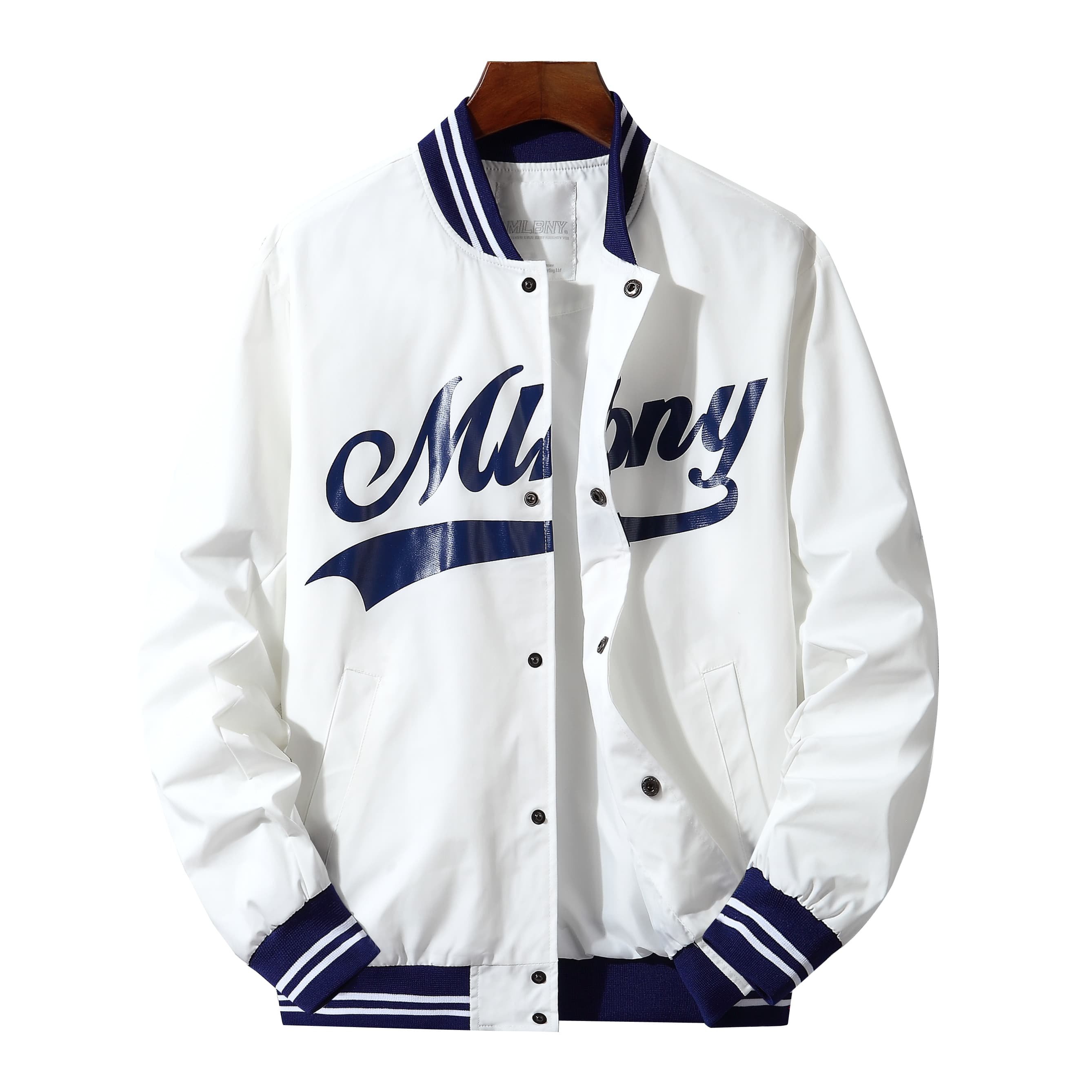 青少年潮牌外套mlbny夹克春秋运动男装韩版ins夹克