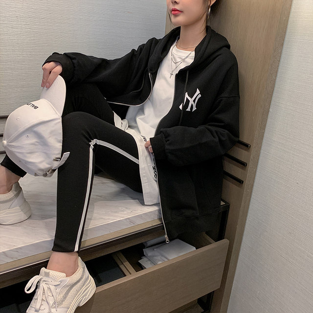 Hooded sweater women's 2020 spring and autumn new style Korean loose bf casual jacket wild student autumn tops Hooded sweater women's 2020 spring and autumn new style Korean loose bf casual jacket wild student autumn tops