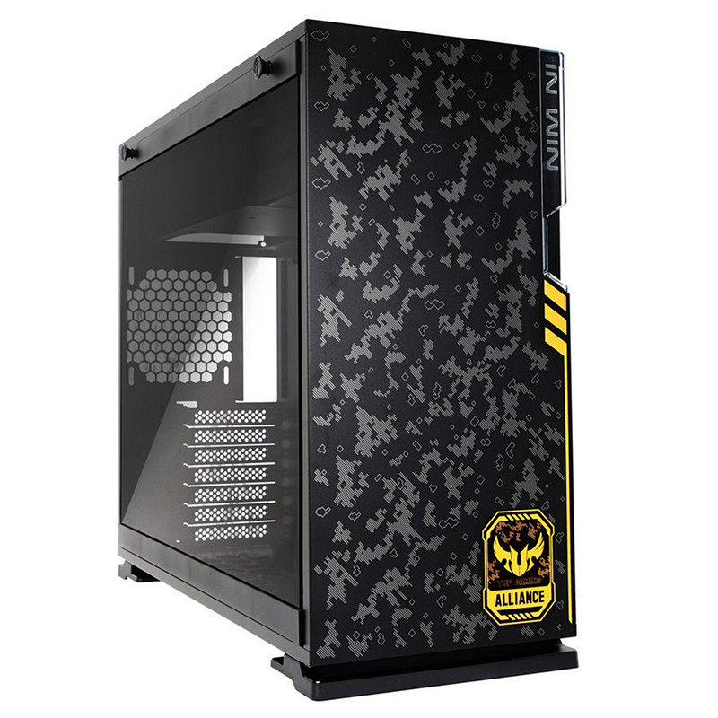 迎广101tufgaming华硕联名定制钢化玻璃侧透机箱