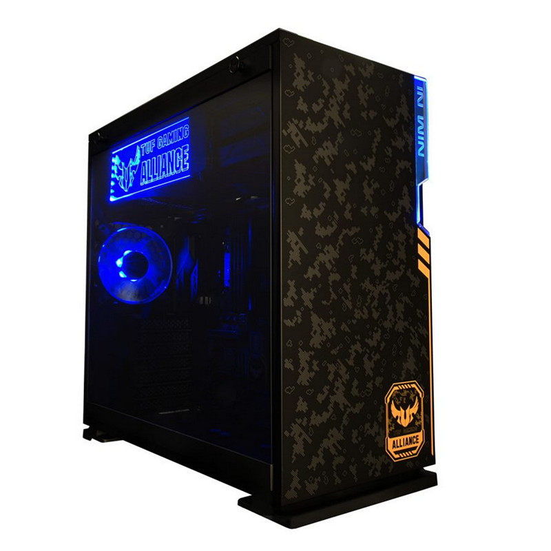 迎广101tuf gaming华硕联名定制钢化玻璃侧透rgb灯效游戏水冷机箱