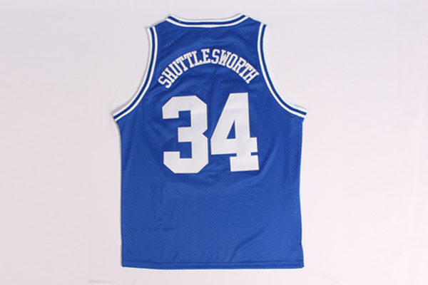 单挑 电影版篮球服34号雷阿伦球衣allen君子雷复古刺绣男天蓝白红