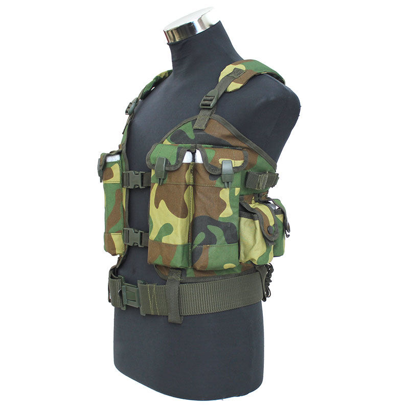 95携行具单兵战斗背具丛林大花迷彩款95子弹袋战术背心携行装具