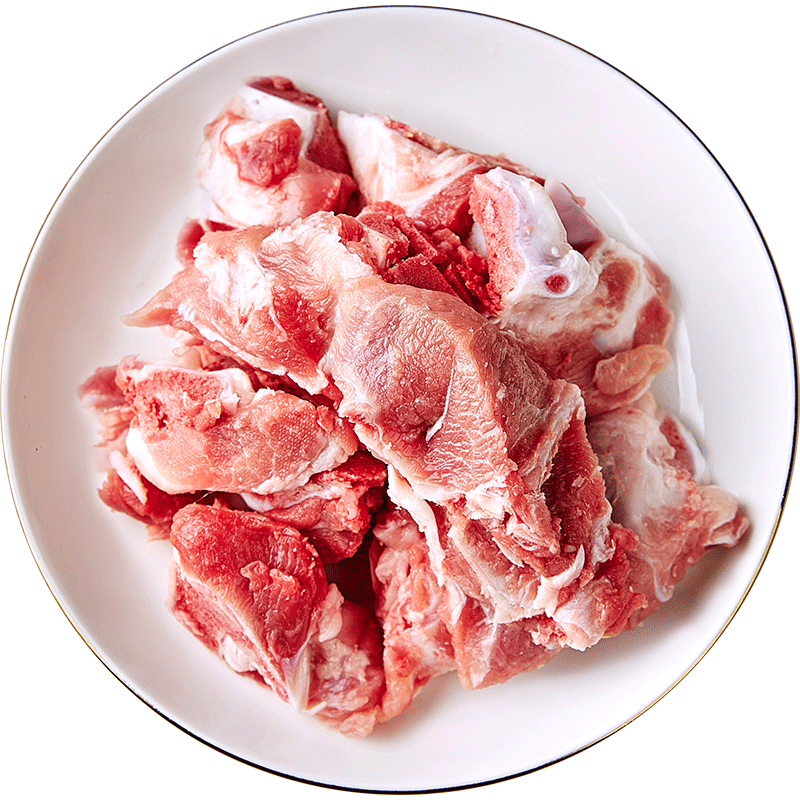 两头生鲜冰鲜土猪肉汤骨碎骨带肉骨金华农家生猪肉