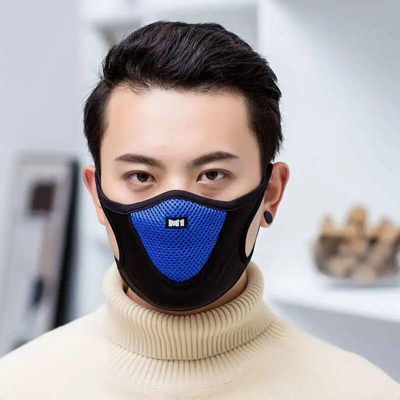 运动口罩骑行户外摩托电动踏板车透气网眼加厚口罩