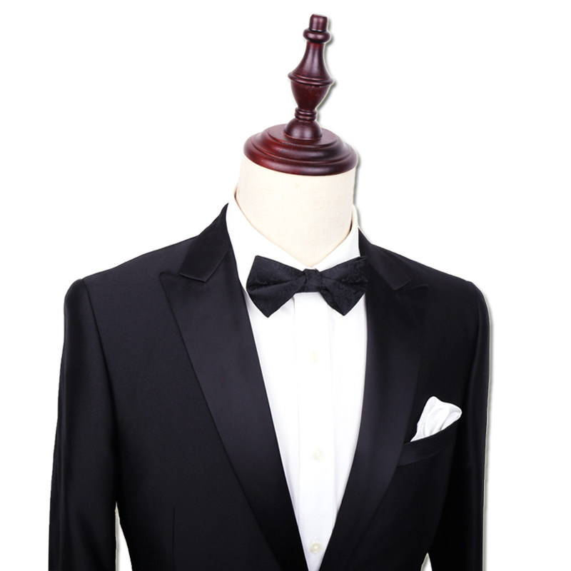西装领结结婚红色英伦高档正装黑蝴蝶蝴蝶结新郎领结