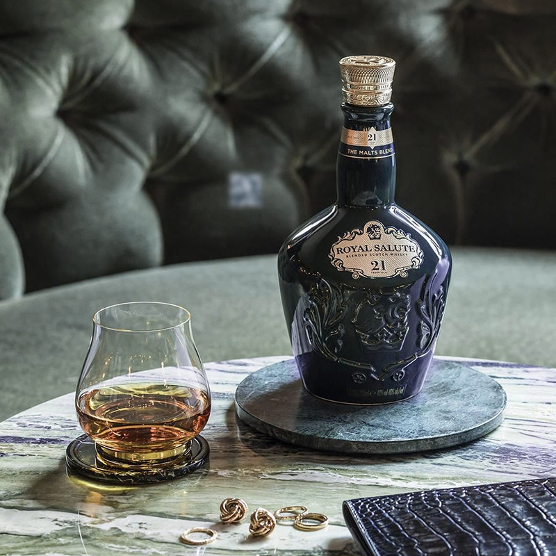 英国洋酒royalsalute皇家礼炮21年威士忌500ml限量威士忌