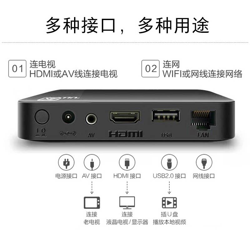 华为网络电视机顶盒wifi家用移动电信全网通高清智能投屏盒子通用