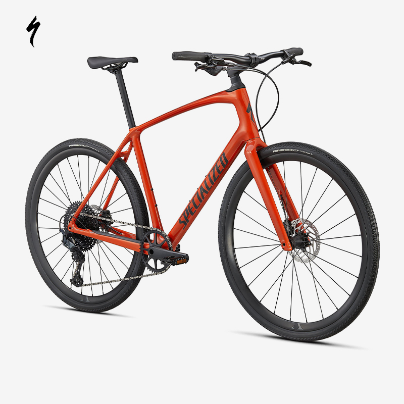 specialized闪电 sirrus x 5.0 碳纤维健身通勤公路自行车