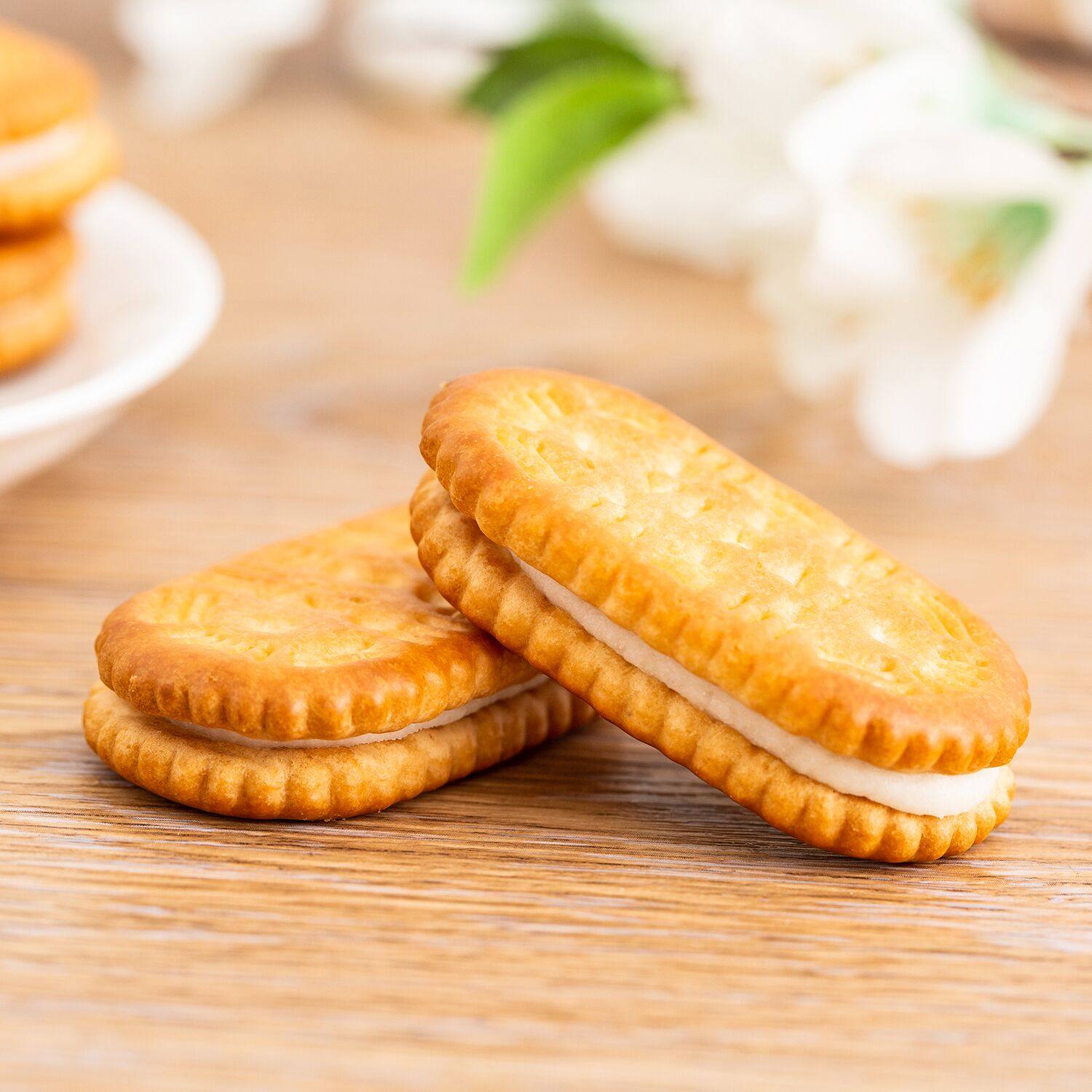 怡派老式桂圆味手工夹心饼干398克一盒四川特产童年记忆中的味道