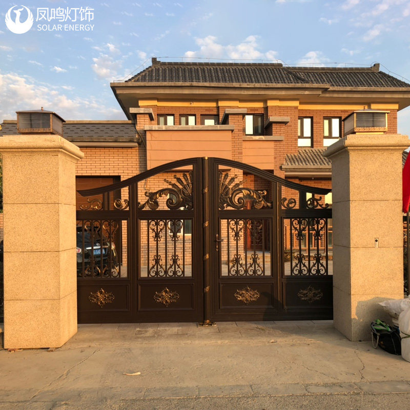 凤鸣欧式户外柱头灯围墙庭院大门灯防水草坪灯别墅花园景观门柱灯