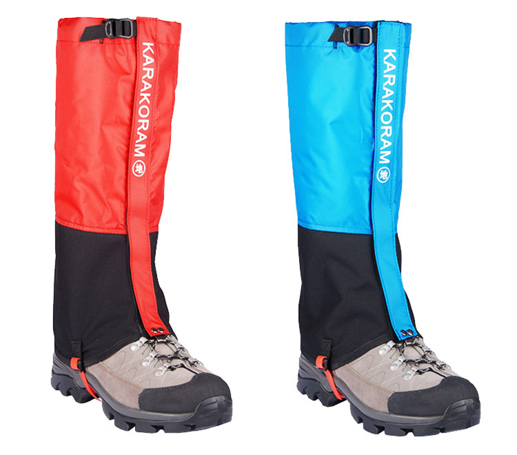 男女户外登山防水雪套 成人儿童滑雪脚套护腿套 沙漠防沙超轻鞋套