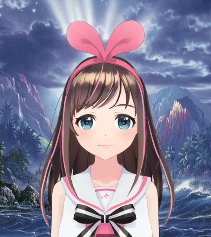 yy小女孩动漫人物卡通动画二次元直播视频facerig调试安装steam