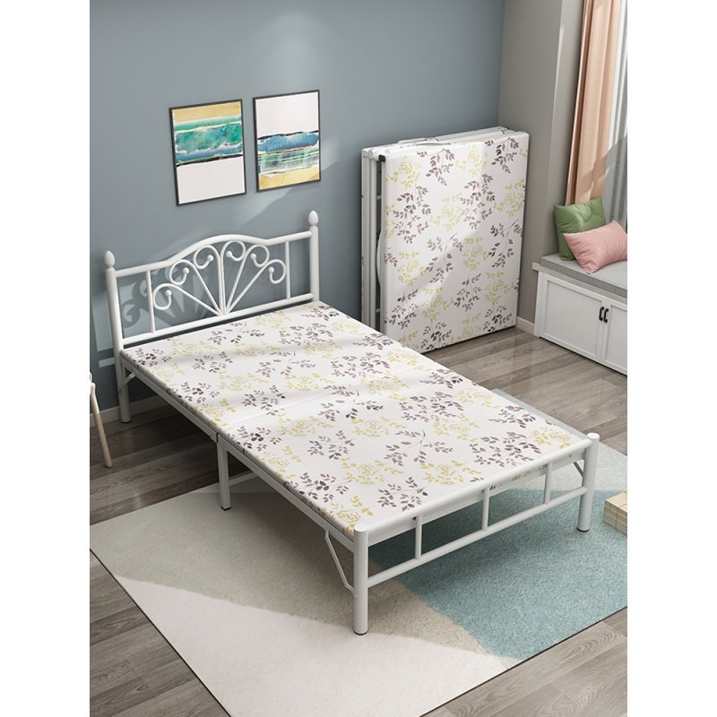 单人床出租屋折叠迷你结实耐用简易12米小户户型折叠床