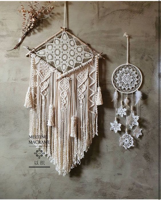 北欧欧风手工手工艺艺术挂毯波西米亚高级挂布ins挂毯