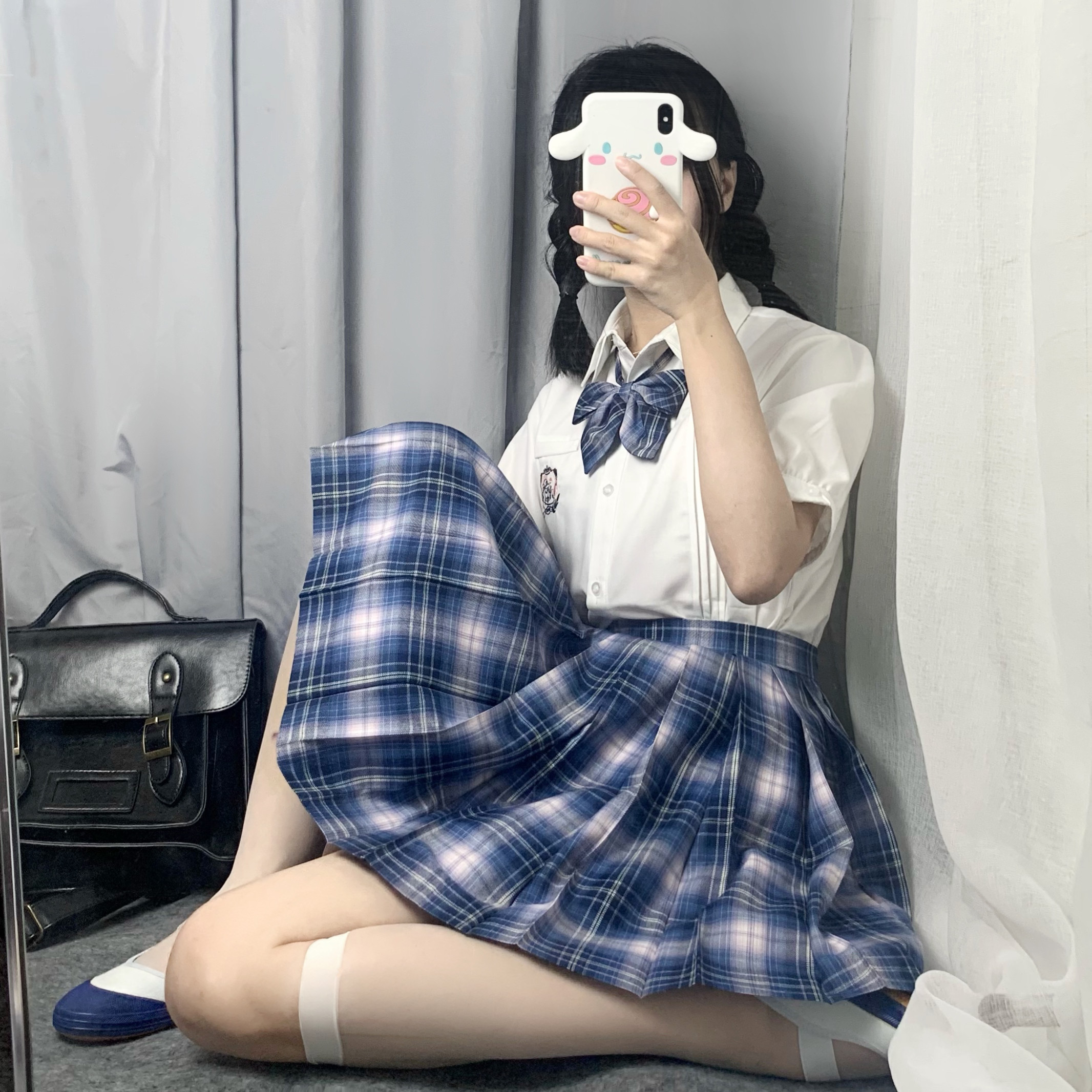 啾羽阁星际警察正版jk制服短袖衬衫jk