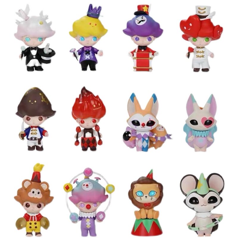 popmart泡泡玛特dimoo午夜马戏团盲盒公仔可爱娃娃手办潮玩潮玩盲盒