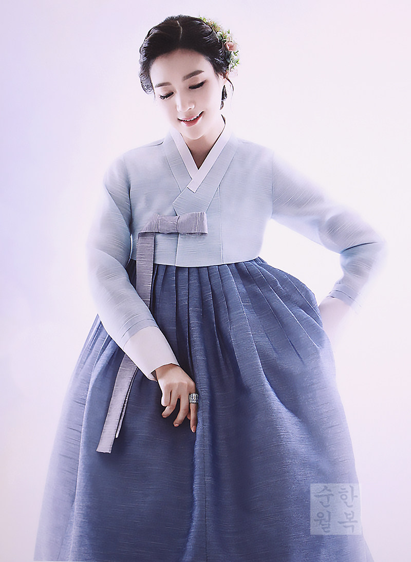 韩服韩国面料新款女士改良高腰新娘礼服公主民族服装