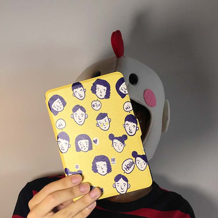 原野趣黄色头像适用kindle paperwhite123 558voyage电子书保护套 54