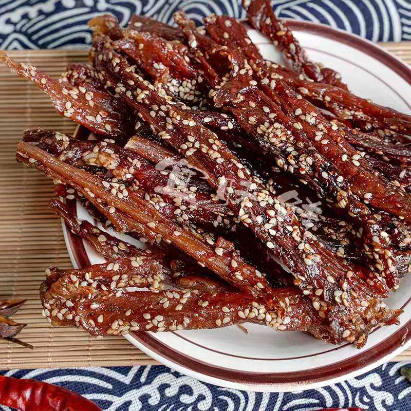 猪肉广西宜州刘三姐特产150g5袋顺口肉干香肉条猪肉类