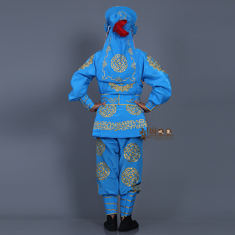 男兵戏曲戏剧武生服装武将士兵跑龙套京剧古装民族服装