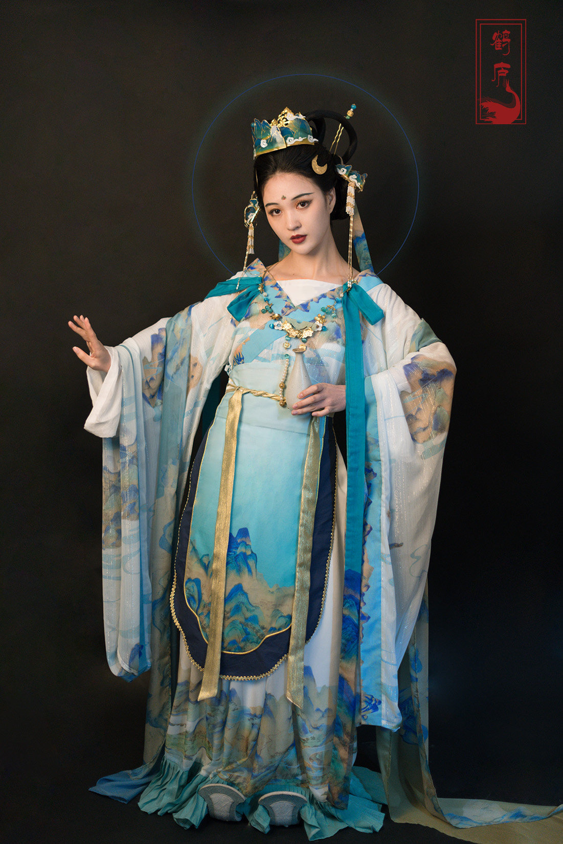 【鹤庐汉服】——魏晋南朝交领襦裙——【山海经系列】——【南山