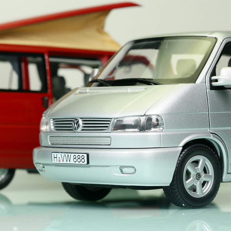 舒克schuco大众vwt4旅行面包车房车宿营合金车模