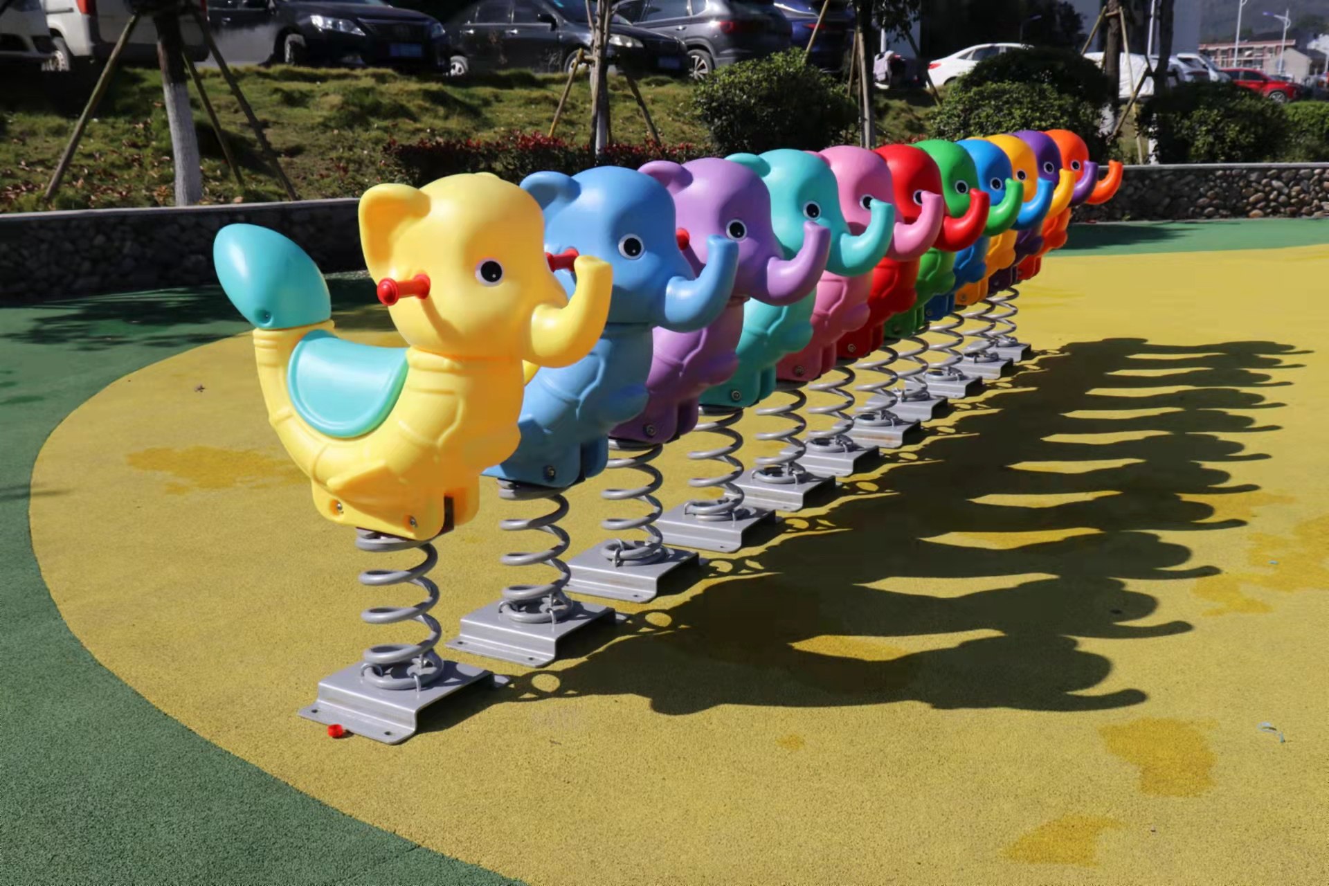 户外儿童室外弹簧摇马公园小区游乐设备幼儿园玩具感统训练器材