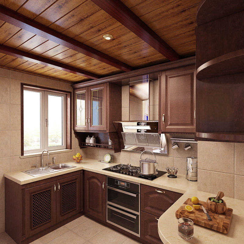 光沐美式阳台铝扣板仿木木纹扣板长条集成吊顶扣板模块