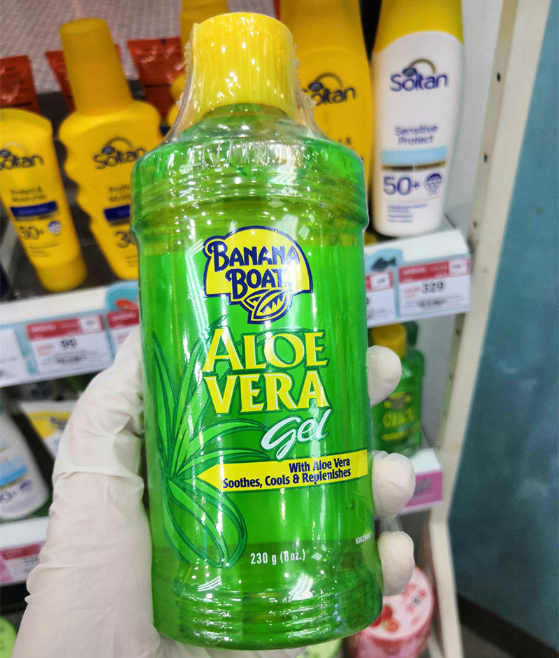 原装进口官方正品授权bananaboat香蕉船芦荟胶晒修护舒缓乳液