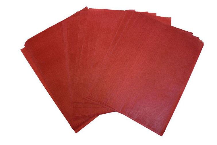 单面红色复写纸布用描图雕刻刺绣a4刻印印纸复写纸