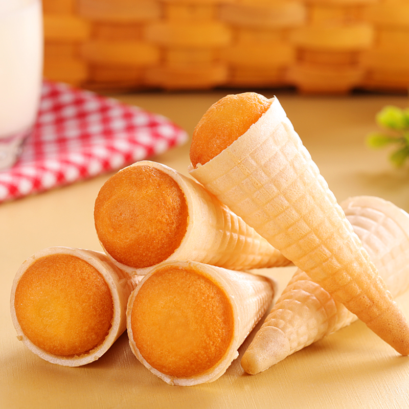 送一冰激凌蛋糕儿童营养早餐点心甜筒冰淇淋零食传统西式糕点