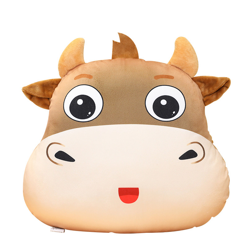 可爱公仔抱枕毛绒玩具学生座椅靠垫办公室午睡趴枕毛绒布艺类玩具