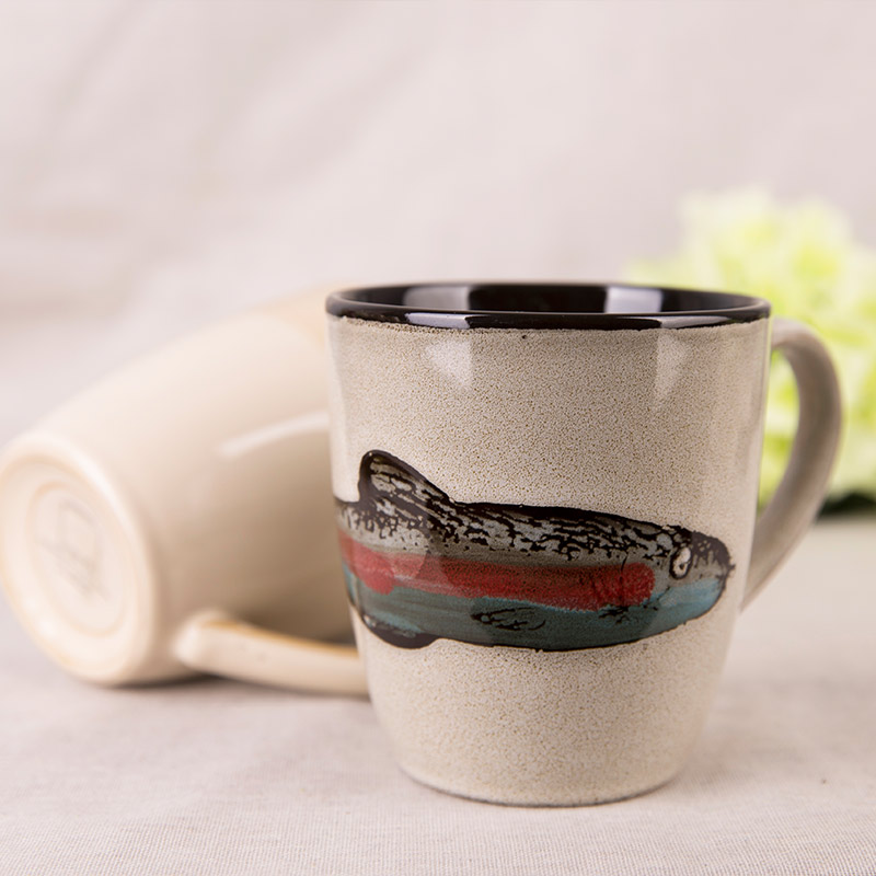 玉泉花间手记创意手绘马克陶瓷杯子独特工艺马克杯