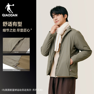 金标P棉|乔丹山神棉服男士冬季新款防水抗静电立领夹克外套风衣装