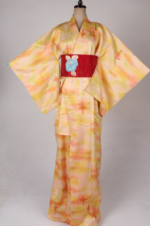 vintage古着日本传统民族服饰花色外套节日演出正装民族服装