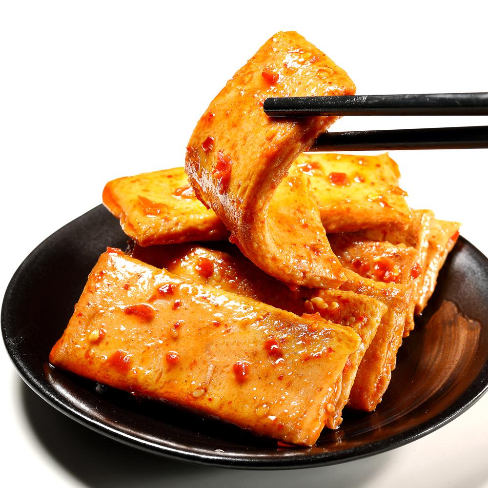 邬辣妈鱼豆腐散称500g 香辣小吃豆干香干熟食办公室特产零食小吃
