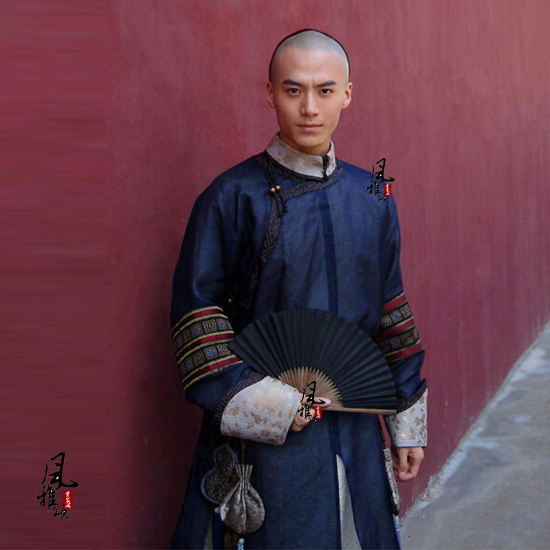 古装影视男士汉服清朝阿哥王爷贝勒大臣臣服民族服装